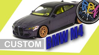 Welly Custom - Bmw M4 G82 With Rbn Wheels An Rb Performance Exhaust