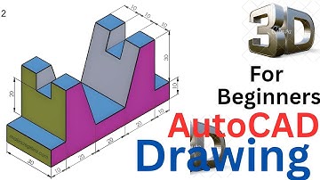 AutoCAD 3D Mechanical Drawing Tutorial @AutoCADbyNishaMathur 