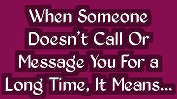 When someone doesn