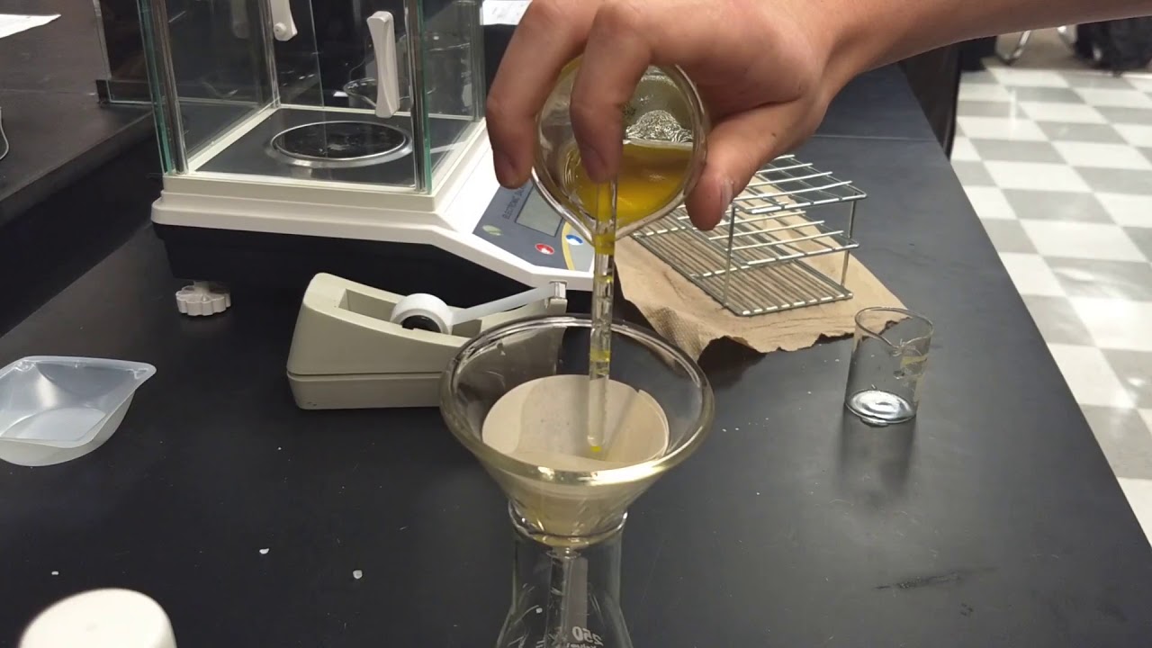 Filtration of Lead II Iodide from Potassium Iodide and Lead II Nitrate ...