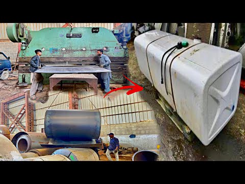 How These Fabricators make 1100 Litre Custom Fuel Tank Of Truck Trailer|| How to make Fuel Tank