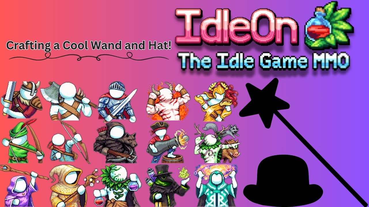 Crafting an Awesome Wand in Idle On!!! ps. (I mean the Starter wand)