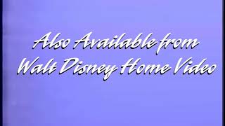 Also Available From Walt Disney Home Video