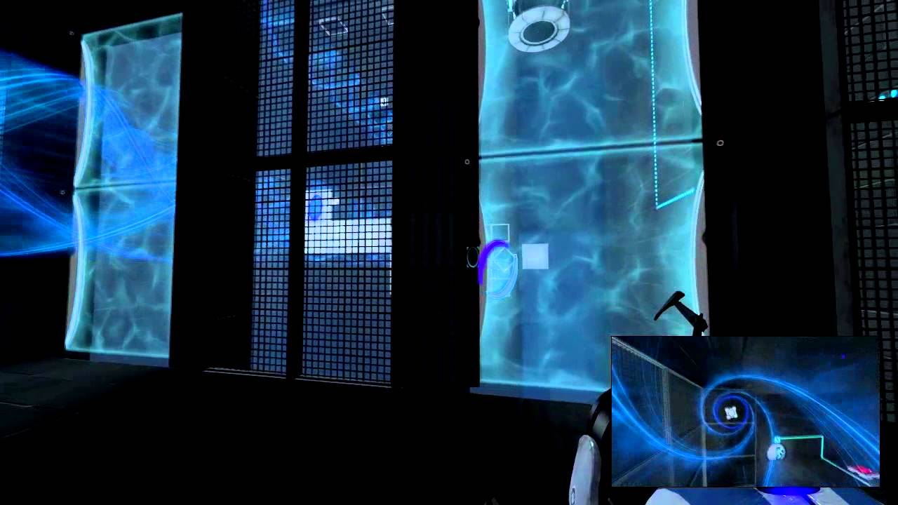 hydraulic press Portal 2 - Sixense MotionPack Co-op Course (6/6) with LilRobot