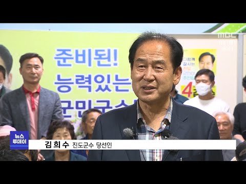 김희수 <strong>진도군수</strong> 당선인 &amp;quot;5대 지역혁신 이루겠다&amp;quot;[목포MBC 뉴스투데이]