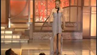 Nicole Kidman Wins Best Actress Motion Picture Drama - Golden Globes 2003