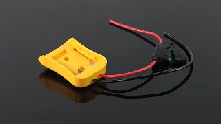 Power Wheel Battery Connector Plug for Dewalt 20V | DIY Adapter for Lithium Projects