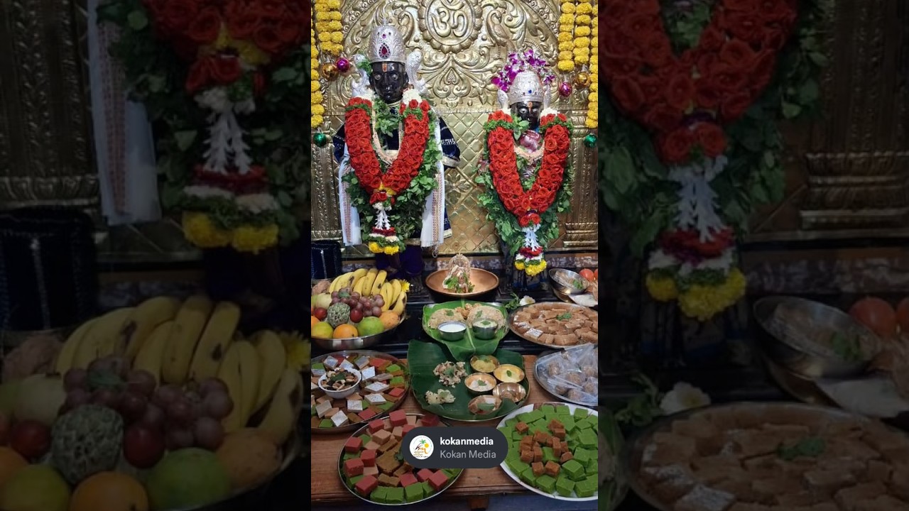आषाढी एकादशीनिमित्त रत्नागिरीतील विठ्ठल मंदिरात पूजा