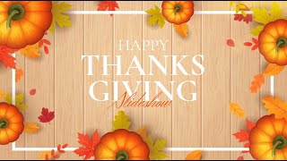 Free Happy Thanksgiving Photo Collage Slideshow Video Template (Customizable) - FlexClip