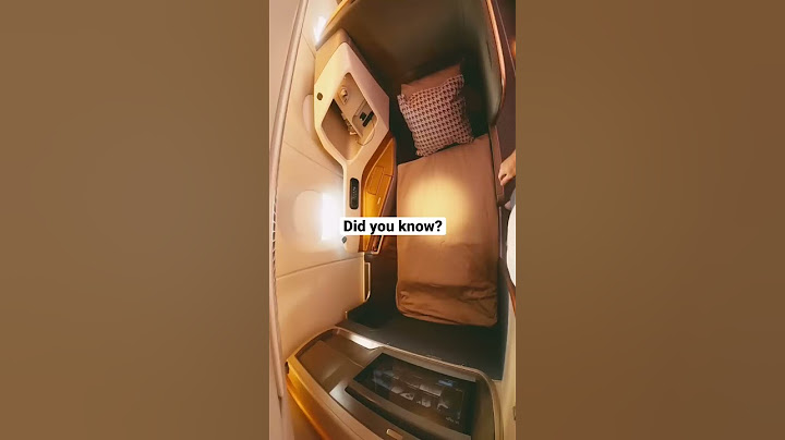 Singapore Airlines Business Class - Don't Make this MISTAKE! #shorts