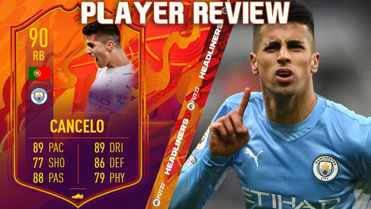 INSANE CARD! 🤩 90 HEADLINERS JOAO CANCELO PLAYER REVIEW! FIFA 22 ULTIMATE TEAM