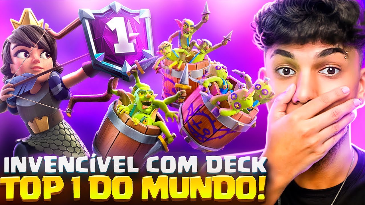 COPIEI O DECK DO TOP 1 GLOBAL E HUMILHEI TODOS ADVERSÁRIOS! 🙅🏽‍♂️