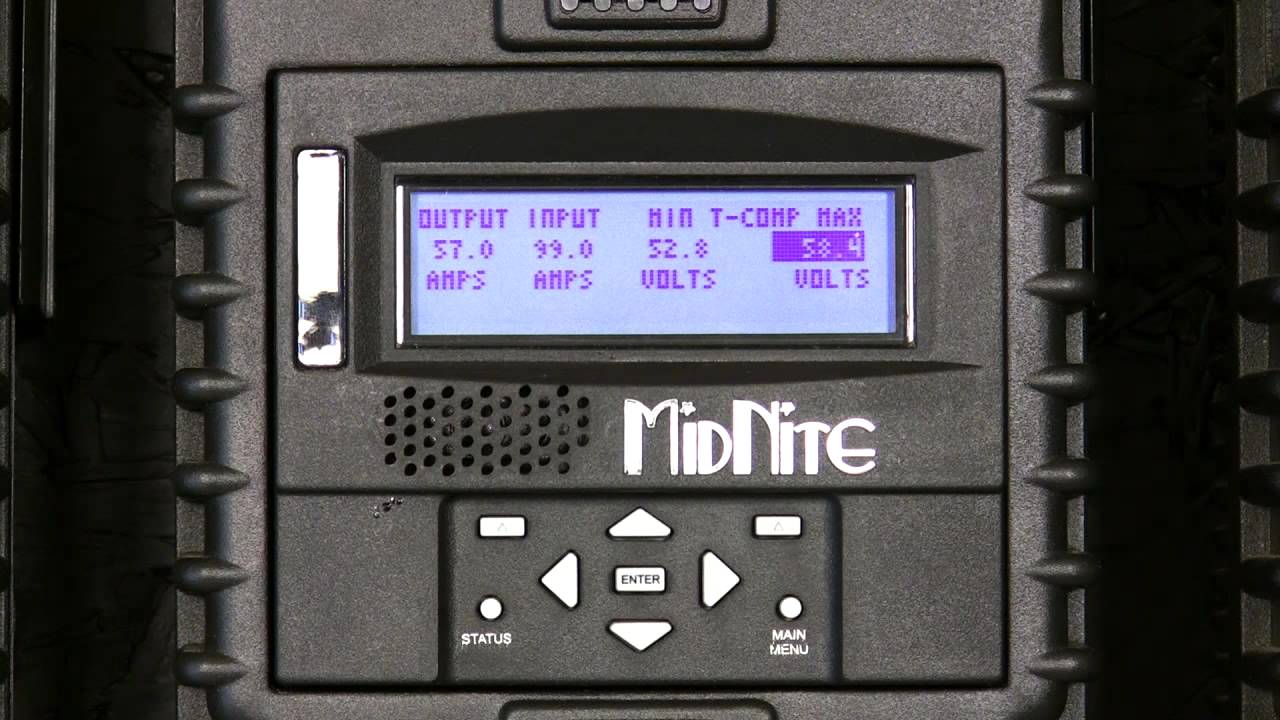 MidNite Solar's Classic Menus - Charge