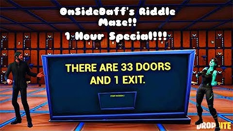 OnSideDaff’s Hilarious Riddle Maze w/Mysticc (1 Hour Special!!!)
