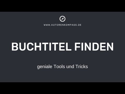 Buchtitel finden, geniale Tools und Tricks ? - YouTube