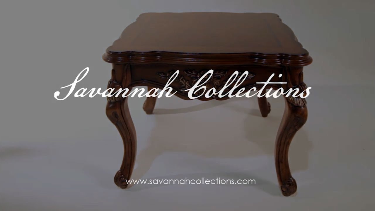 French Furniture Canterbury End Table by Savannah Collections Restoration Hardware YouTube