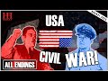 ALL ENDINGS USA – KAISERREICH MOD | HEARTS OF IRON IV (HOI4)