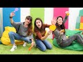 Kız oyunu! Ayşe, Sevcan ve Ümit ile komik video! Kelimeden şarkı bul Challenge!