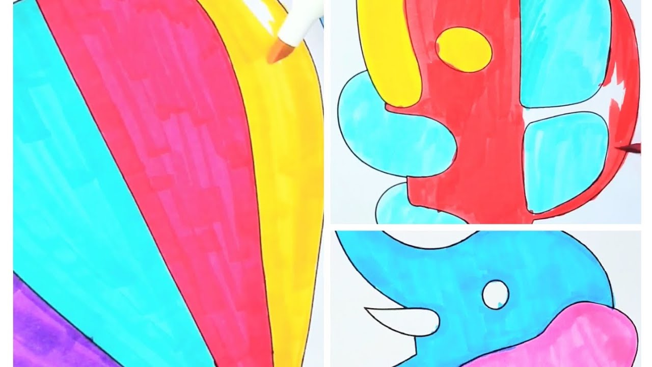 Sketch Colouring Drawing Beginners