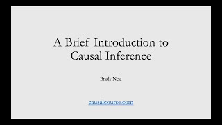 1  A Brief Introduction to Causal Inference (Course Preview)