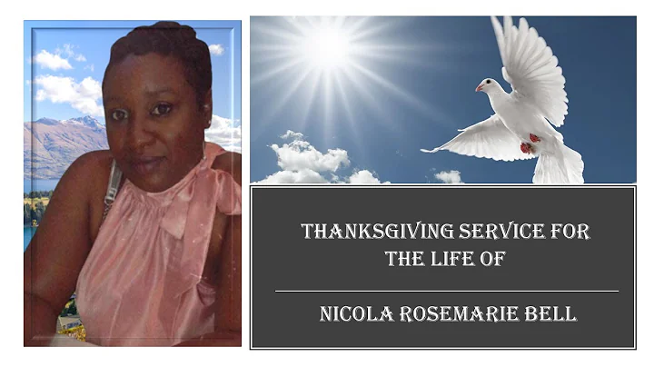 Nicola Rosemarie Bell Celebration of Life Service