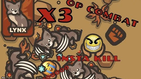 OP 3 Lynx INSTA KILL Combo! (Taming.io)