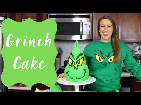 how-to-make-a-grinch-cake-|-chelsweets