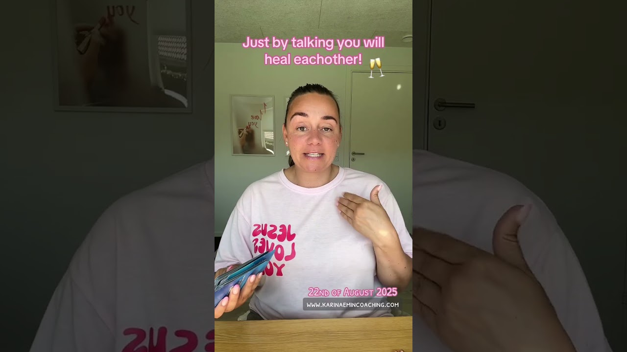 Just by talking, you will heal each other.✨