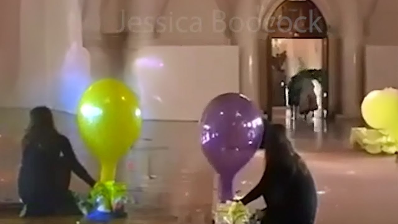 Balloon popping! Blowing balloons until they burst! #balloonpop #balloonpopping #poppingballoons
