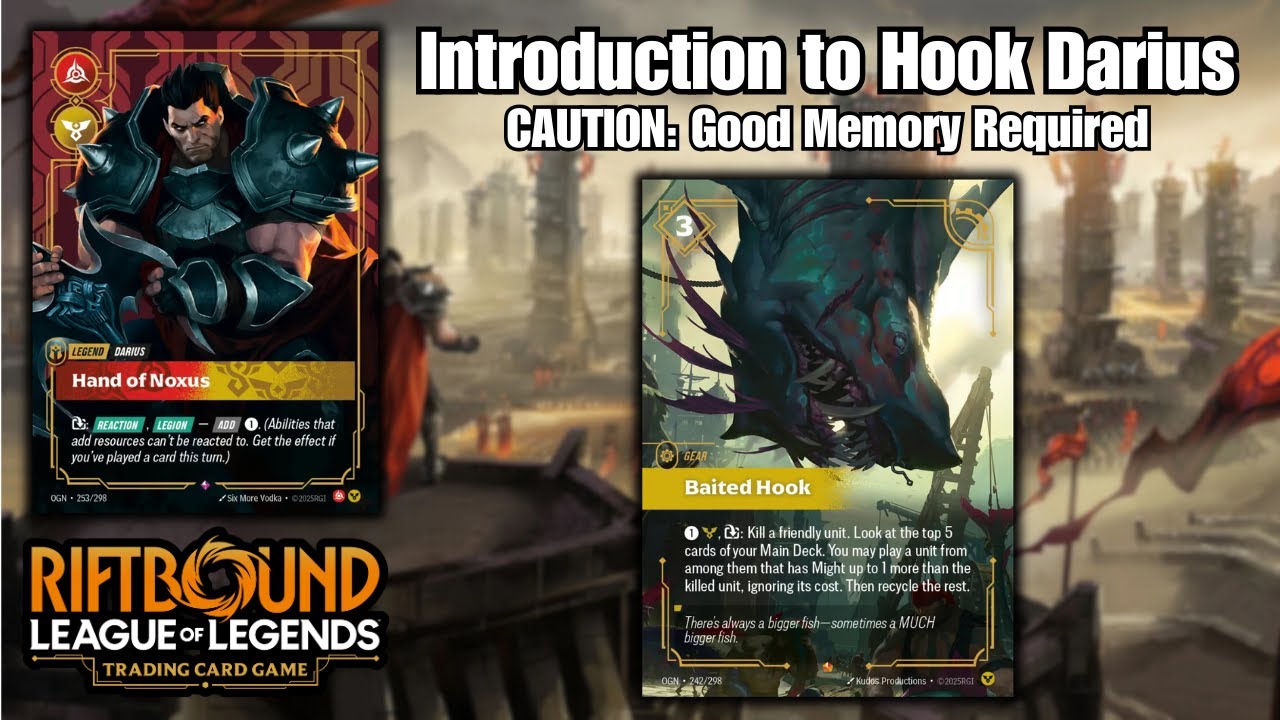 Introduction To Hook Darius, with Gameplay - Riftbound: Origins