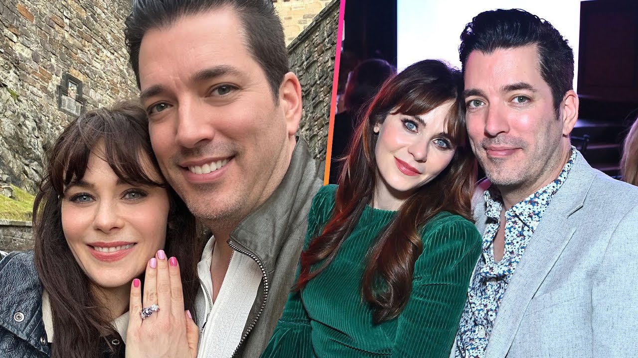 Zooey Deschanel and Jonathan Scott ENGAGED! - YouTube