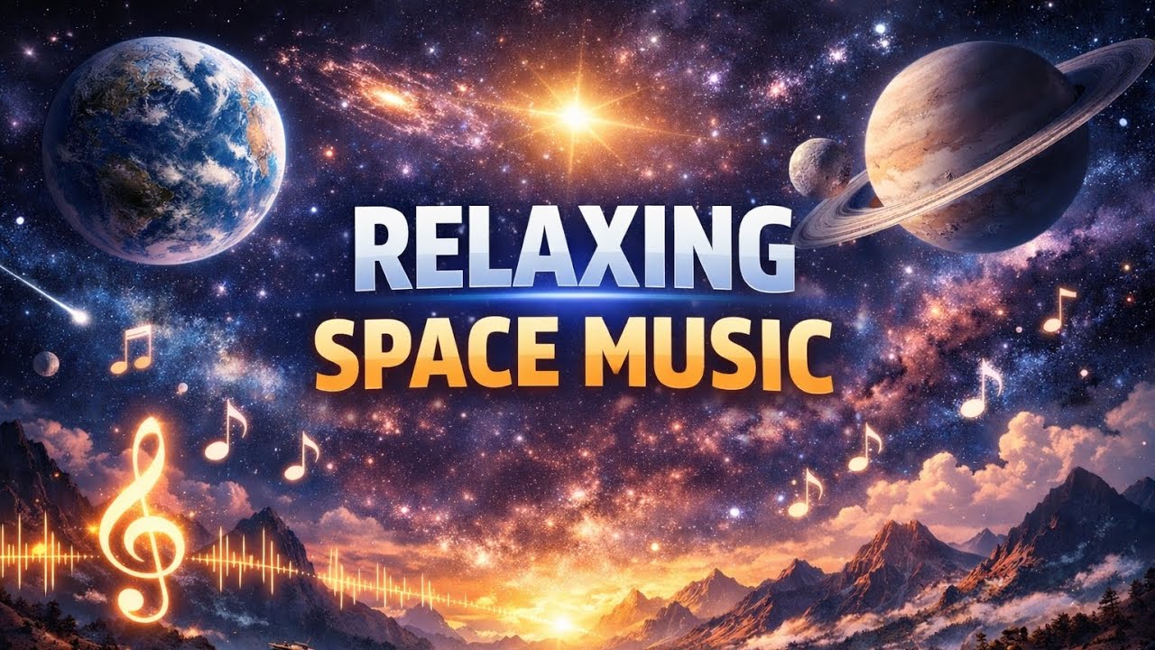 Relaxing Space Journey 🌌 | Calm Cosmic Music for Sleep, Study ...