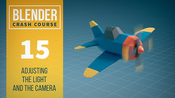 Adjusting the light and the camera - Blender 2.8 Crash Course #15