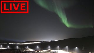 🌎 LIVE Greenland Auroras Northern Lights | Relaxing Music