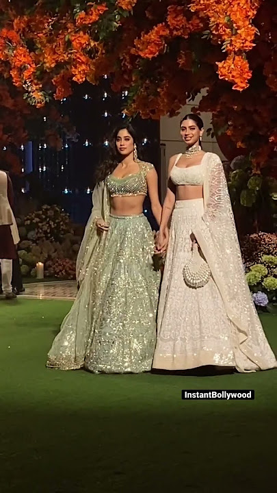 Janhvi Kapoor with Sister Khushi at Ambani’s