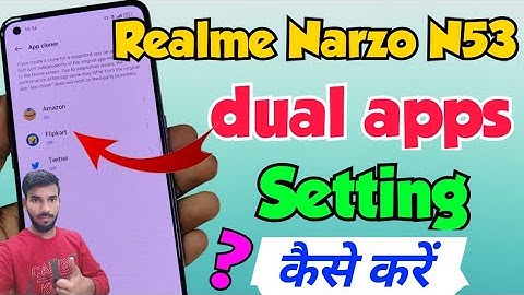 How to Create Dual Apps in Realme Narzo n53 | Realme Narzo N53 mein dual apps Setting kaise kare