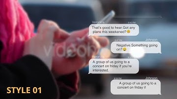 Chat Messages After Effects Template on videohive