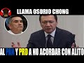 Llama Osorio Chong al PAN y al PRD a no acordar con Alito; “no puede negociar rumbo al 2024”