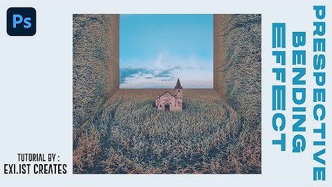 create perspective bending effect(inception effect) - Adobe photoshop tutorial | Exi.ist creates