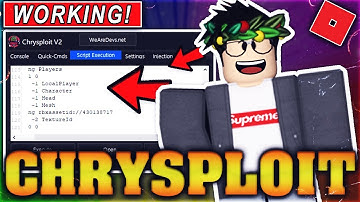 NEW ROBLOX EXPLOIT - CHRYSPLOIT [OP!!!] ✅ ADMIN TOOLS, OP QUICK CMDS, SCRIPT EXE & MORE!  ✅ [2018]