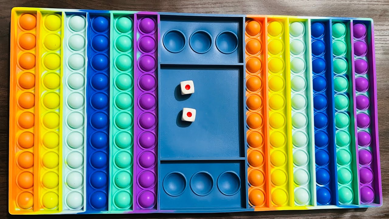 Pop It chess board Unboxing/how to play pop it chess board fidget game/Lehna’s Kitchen 