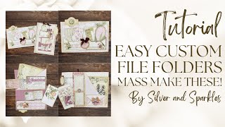 Mass Make These BEAUTIFUL File Folders for Your Junk Journals! screenshot 5