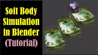 Soft Body Simulation Blender 2.9 - Blender 3d Tutorial - Blender 2.9 Tutorial for Beginners screenshot 5