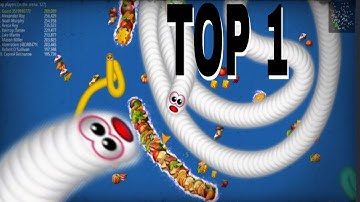 WORM ZONE.io 1,000,000+ score Voracious Snake | Gameplay #1