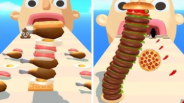 Sandwich Runner - Speed Run All levels gameplay android ios new update part 05 