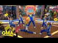 Nba teams senior dance squad faces off against youth dance team  gma