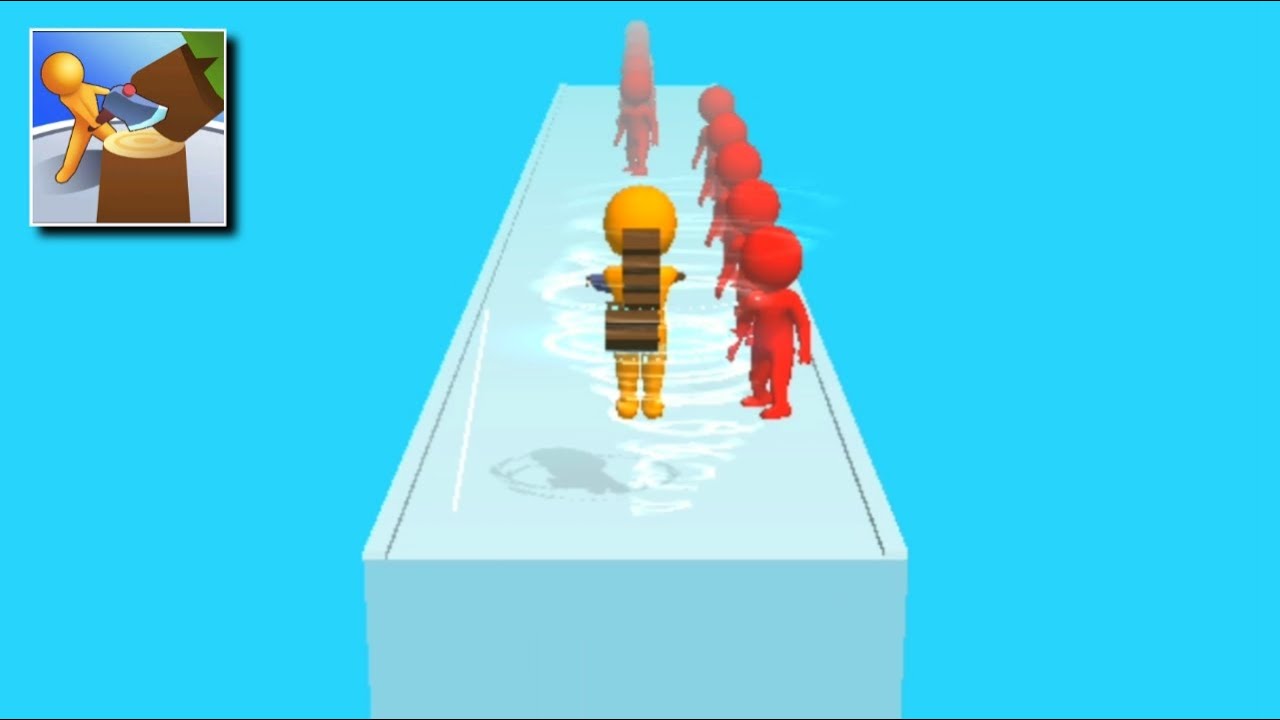 Lumber Rush - Craft World: Craft Runner Remaster NEW BIG UPDATE Gameplay levels 1 - 3