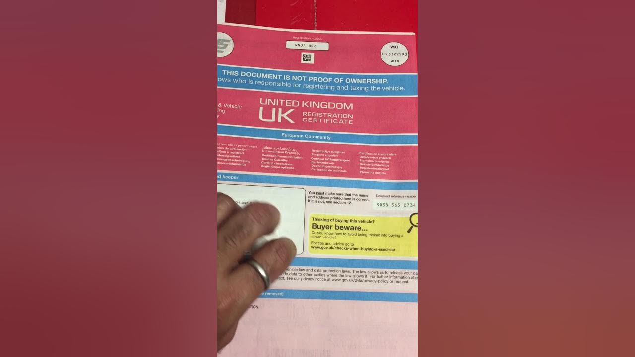 Log book change address YouTube