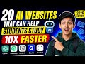 20 AI Websites Every Student Should Use in 2026 🤖📚 @moneymitranetwork 