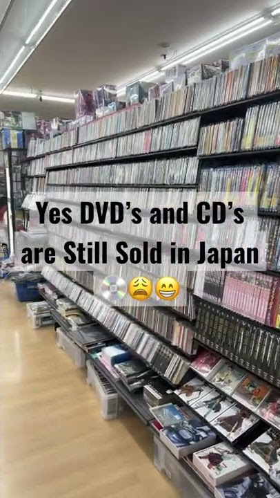 💿 Yes!!! CD’s & DVD’s are Unstoppable in Japan! #cd #dvd #travel #japan #shorts #music #vrecorder